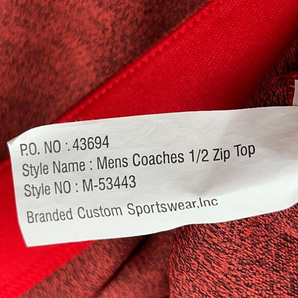 Coastal Carolina Sweater Mens M Nike 1/2 Zip Top Pullover Dri Fit Bruins College - Picture 6 of 9